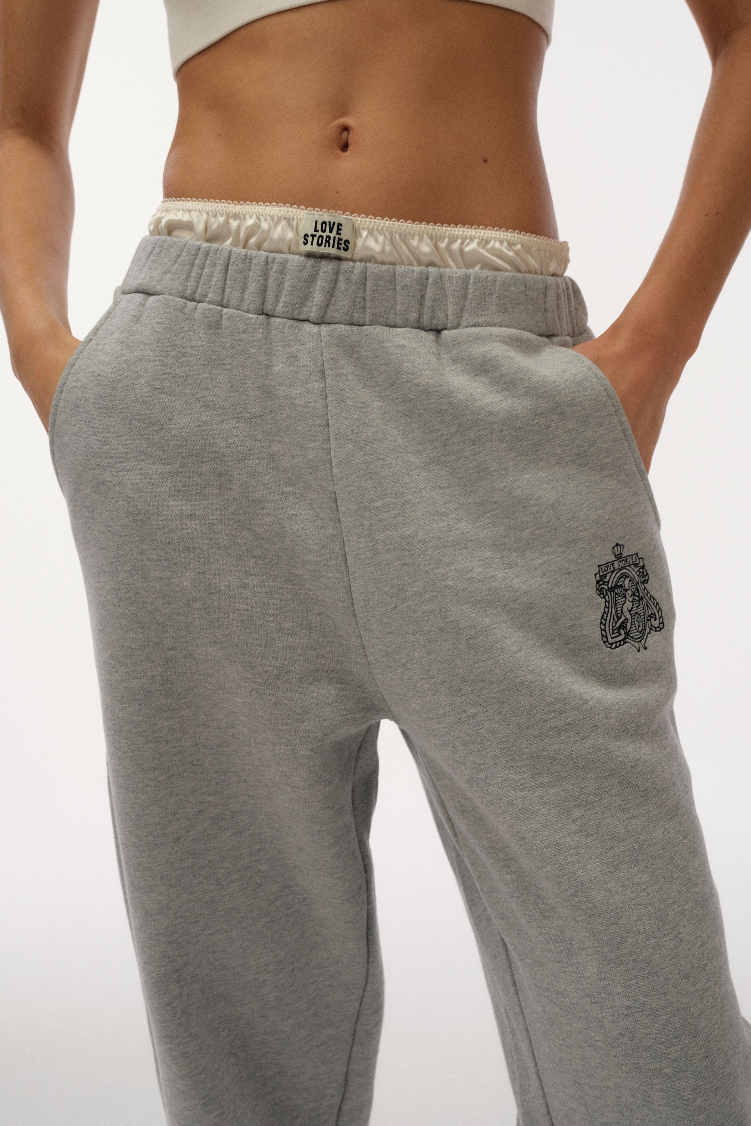 Grey Sweatpants Chandal Brandy Melville Brandy Melville Bubblegum