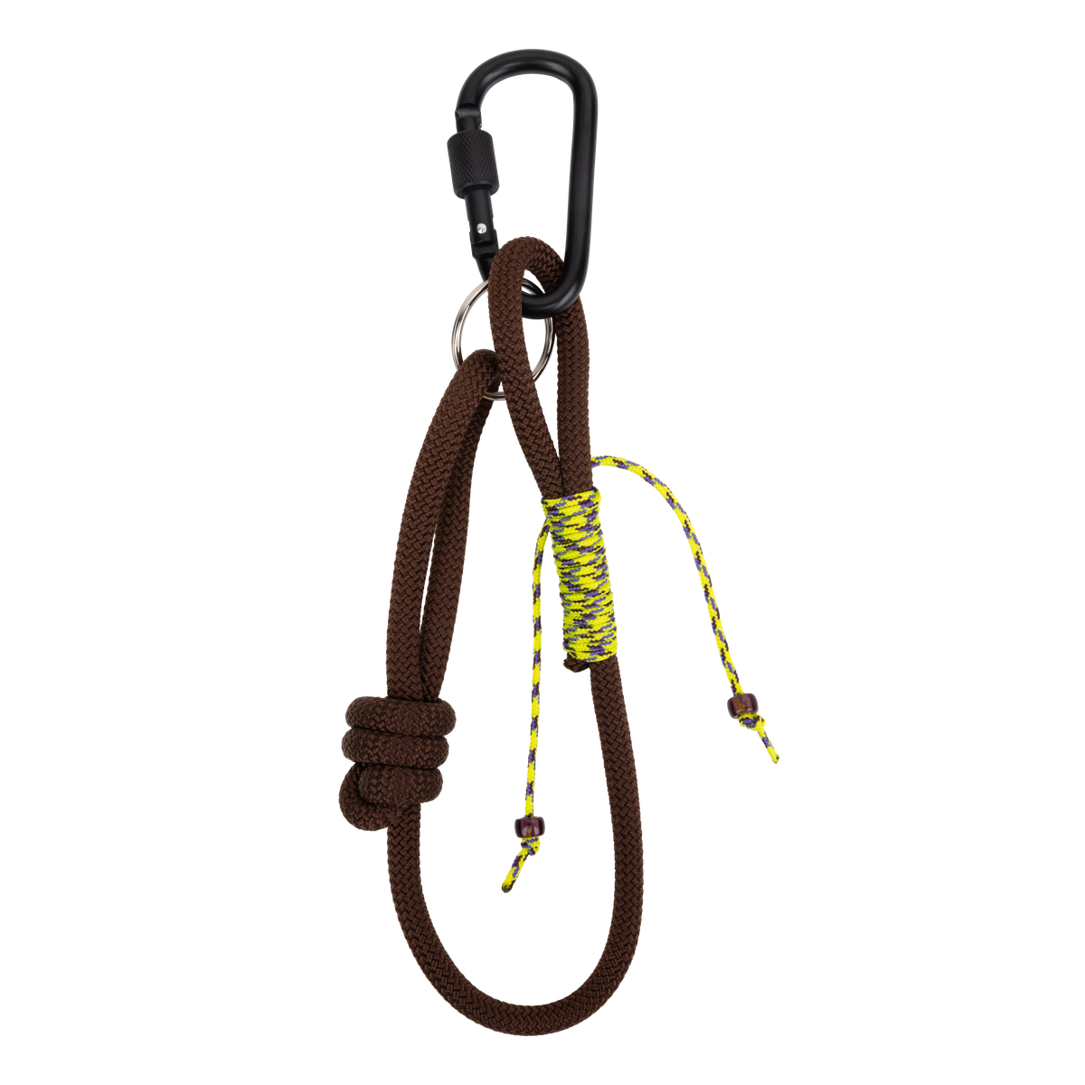Love Stories Keychain Brown
