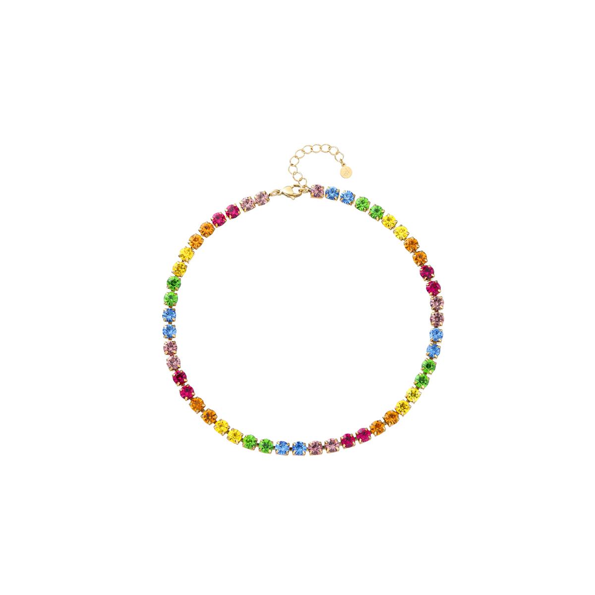 Love stories Strass Necklace Multicolor