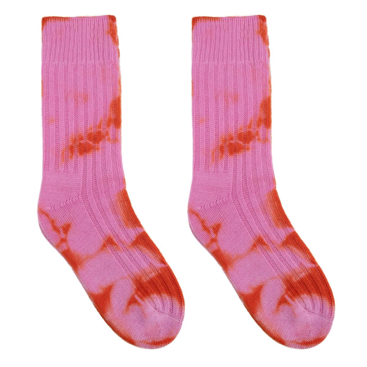 Love stories Cashmere Tie Dye Socks Multi Color