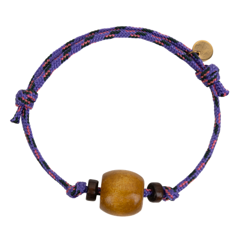 Love Stories Pulsera cuerda morada