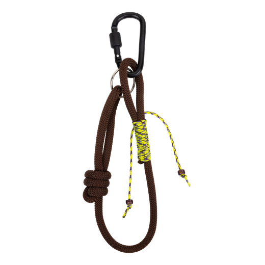 Love Stories Keychain Brown
