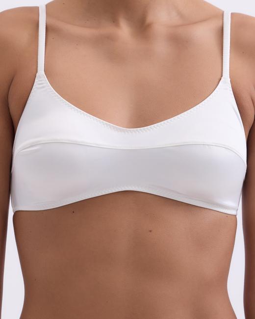 Bralette Non Imbottito Donna Con Scollo A V E Doppie Spalline – Reggiseno Senza Cuciture E Senza Ferretti Per Dormire, Yoga E Relax