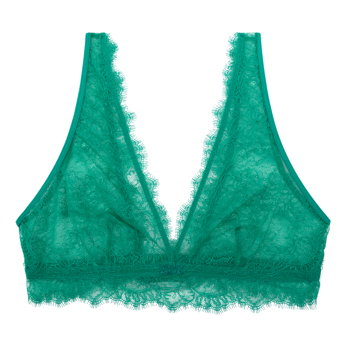 Victoria's Secret Lace Bralette Bra Size Large A,B,C 85,C,D 80 Mint Green  EUC