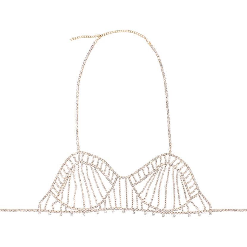 Silver bralette chain on sale